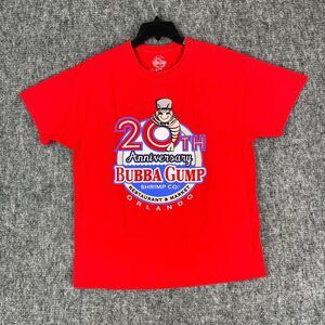 Bubba Gump Shirt Men Extra Large Forest Shrimp Short-sleeve Tee 20th Anniversary